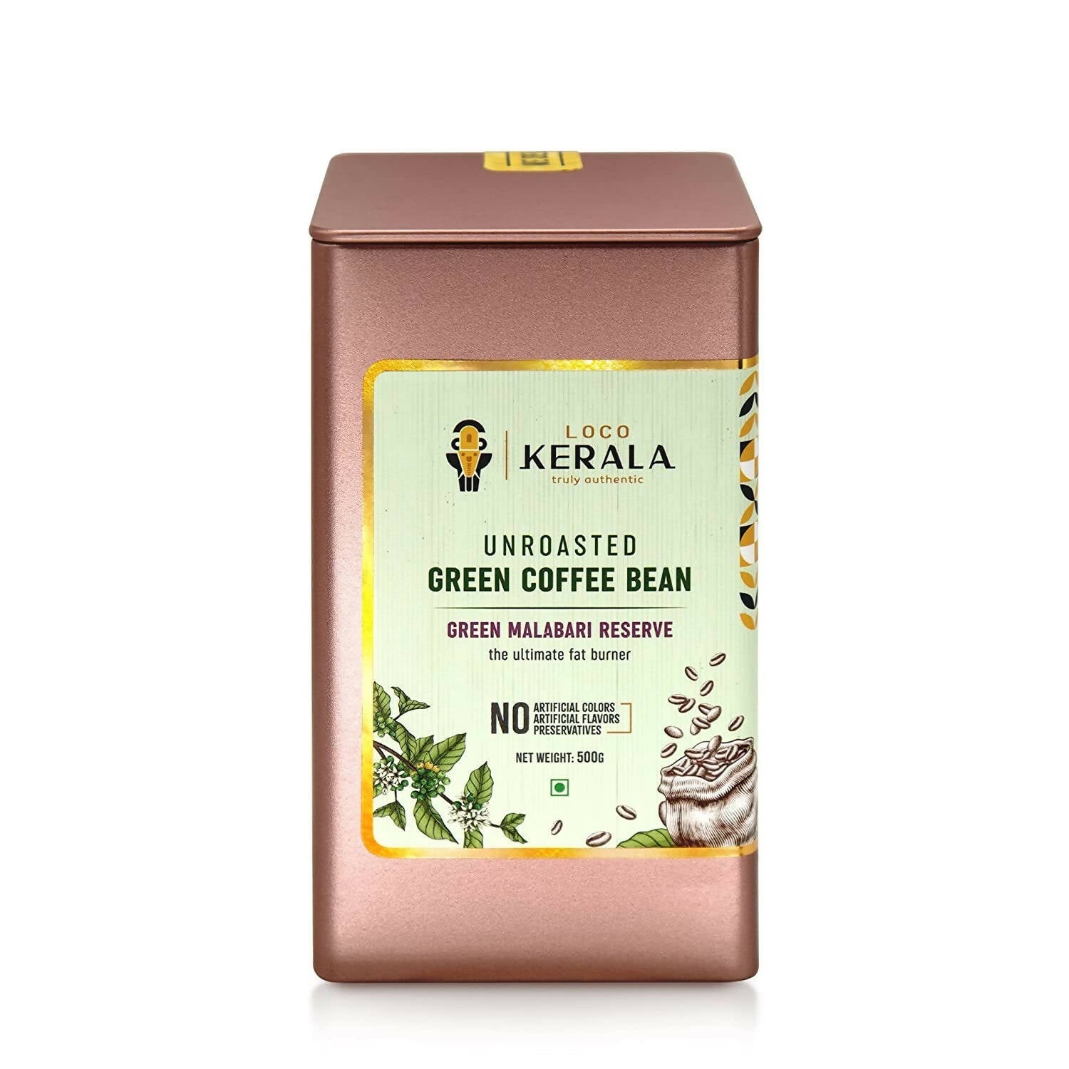 LocoKerala Green Malabari Reserve Unroasted Green Coffee Bean - Distacart