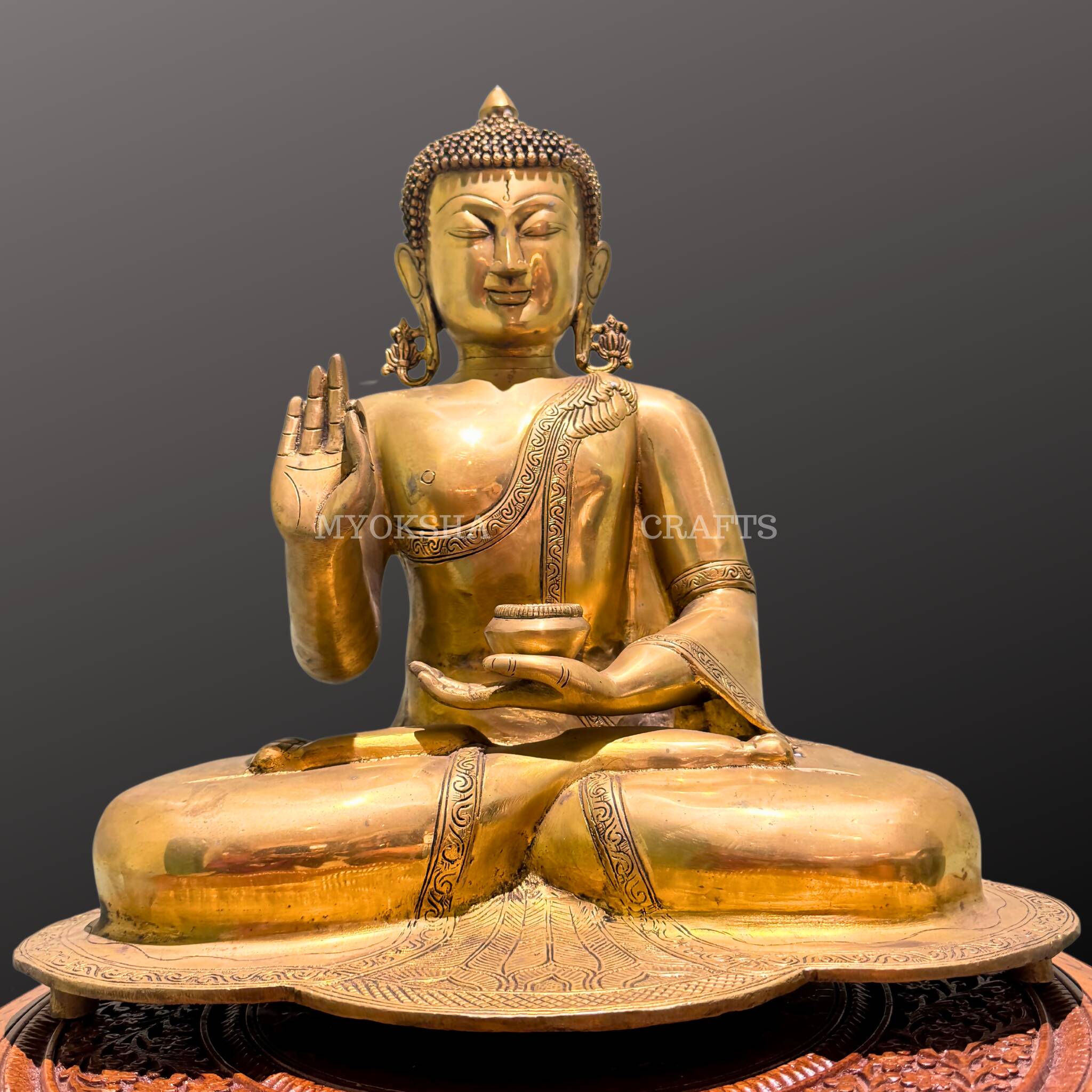 Brass Buddha Statue - Distacart