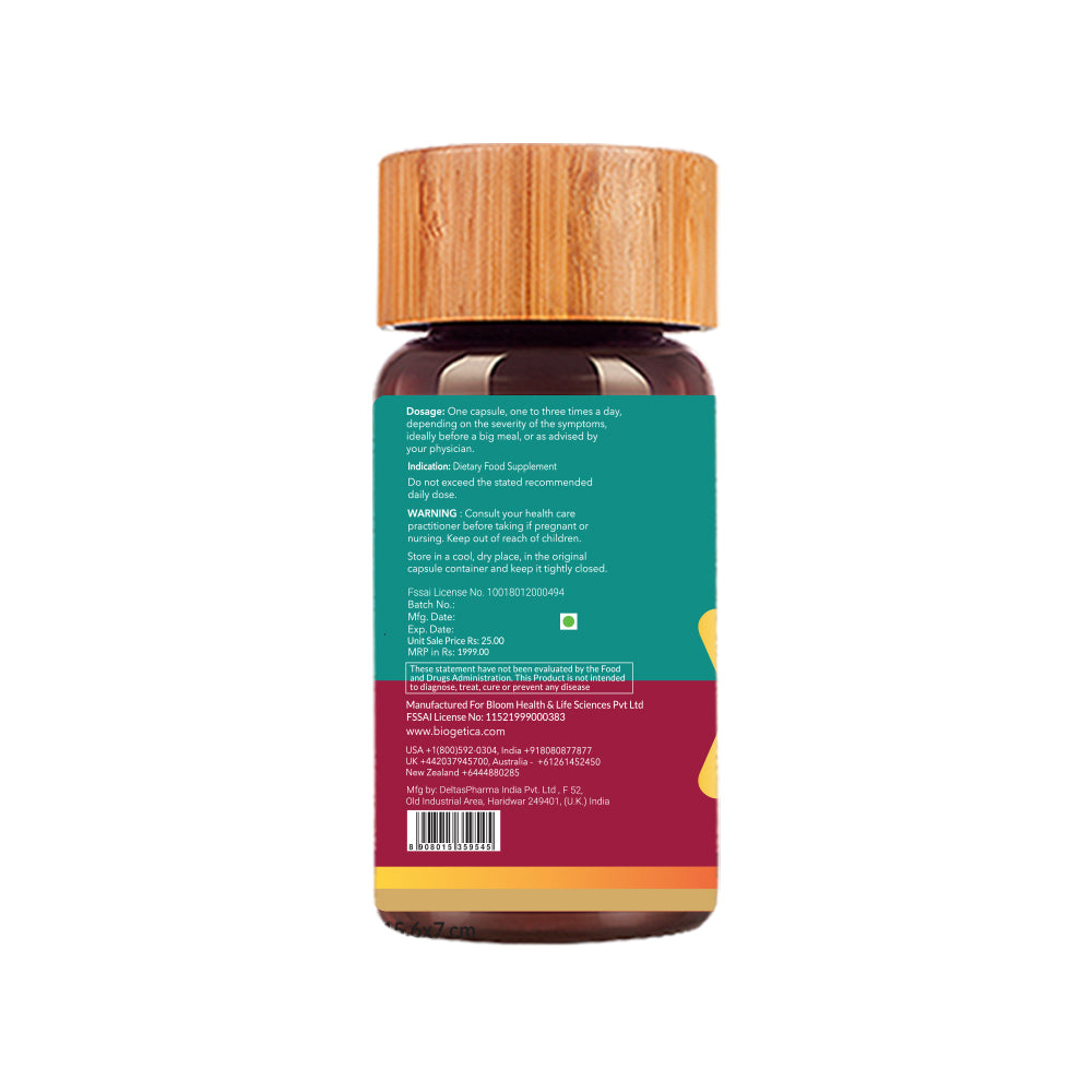 Biogetica Cronisol-D Capsules (Pain & Synapses Care) - Distacart