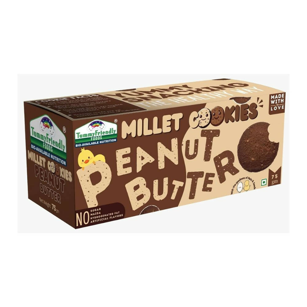 TummyFriendly Foods Peanut Butter Millet Cookies - Distacart