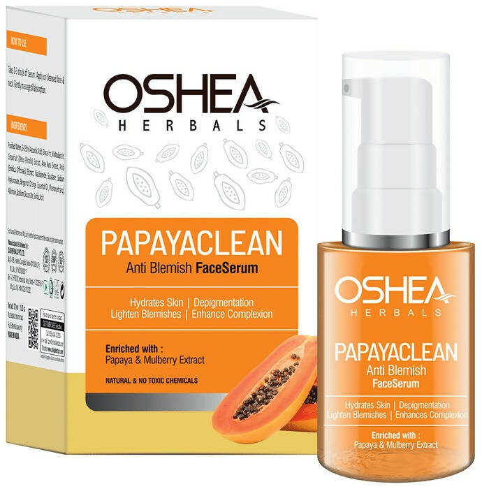 Oshea Herbals Papayaclean Anti Blemishes Face Serum - Distacart