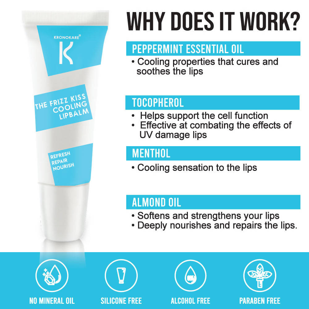 Kronokare The Frizz Kiss Cooling Lip Balm