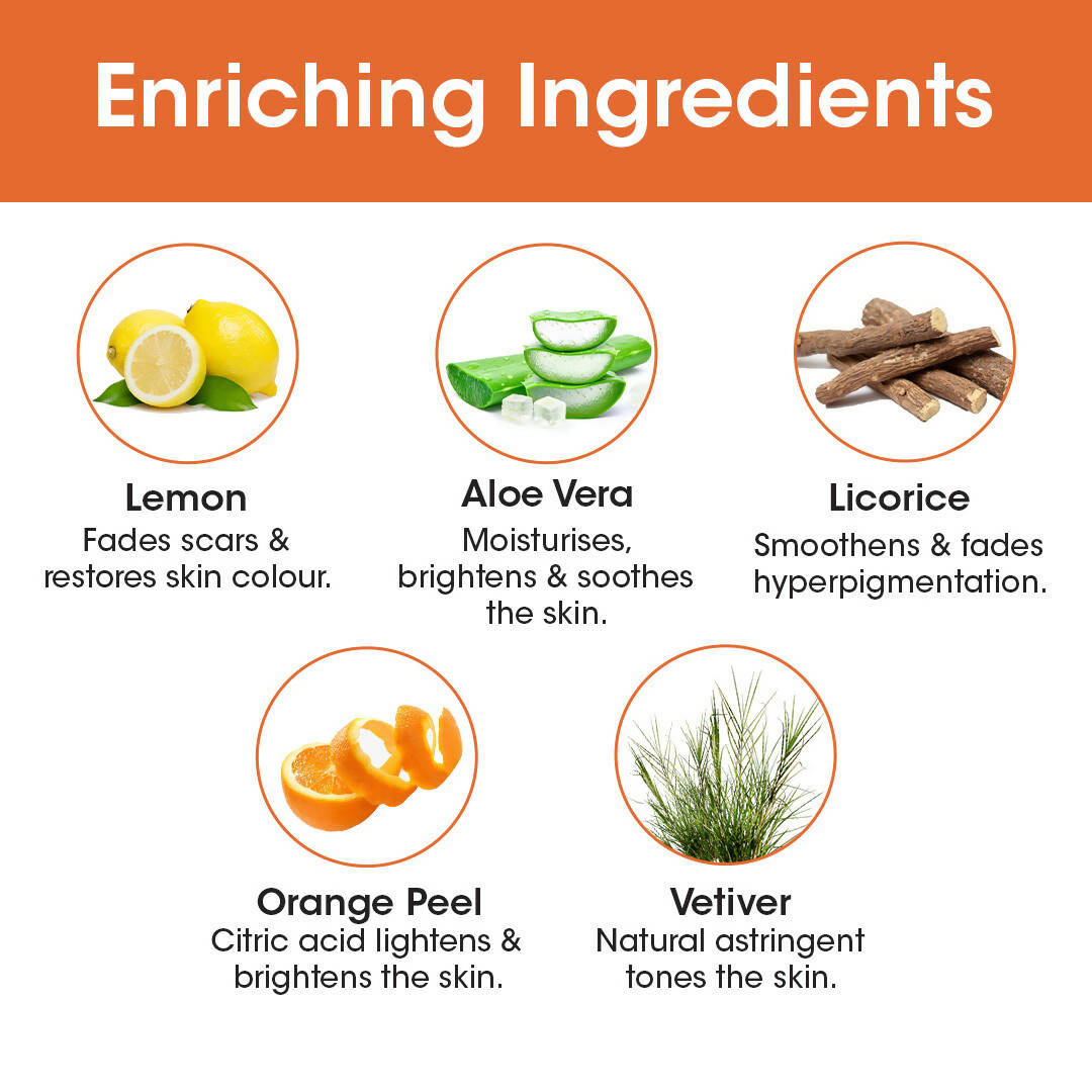 TAC - The Ayurveda Co. Lemon Roll-On for Women & Men with Aloe Vera for Skin Whitening & Long Lasting Freshness - Distacart