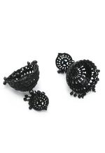 Thumbnail for Mominos Fashion Johar Kamal Latest Design Black Color Jhumkas - Distacart