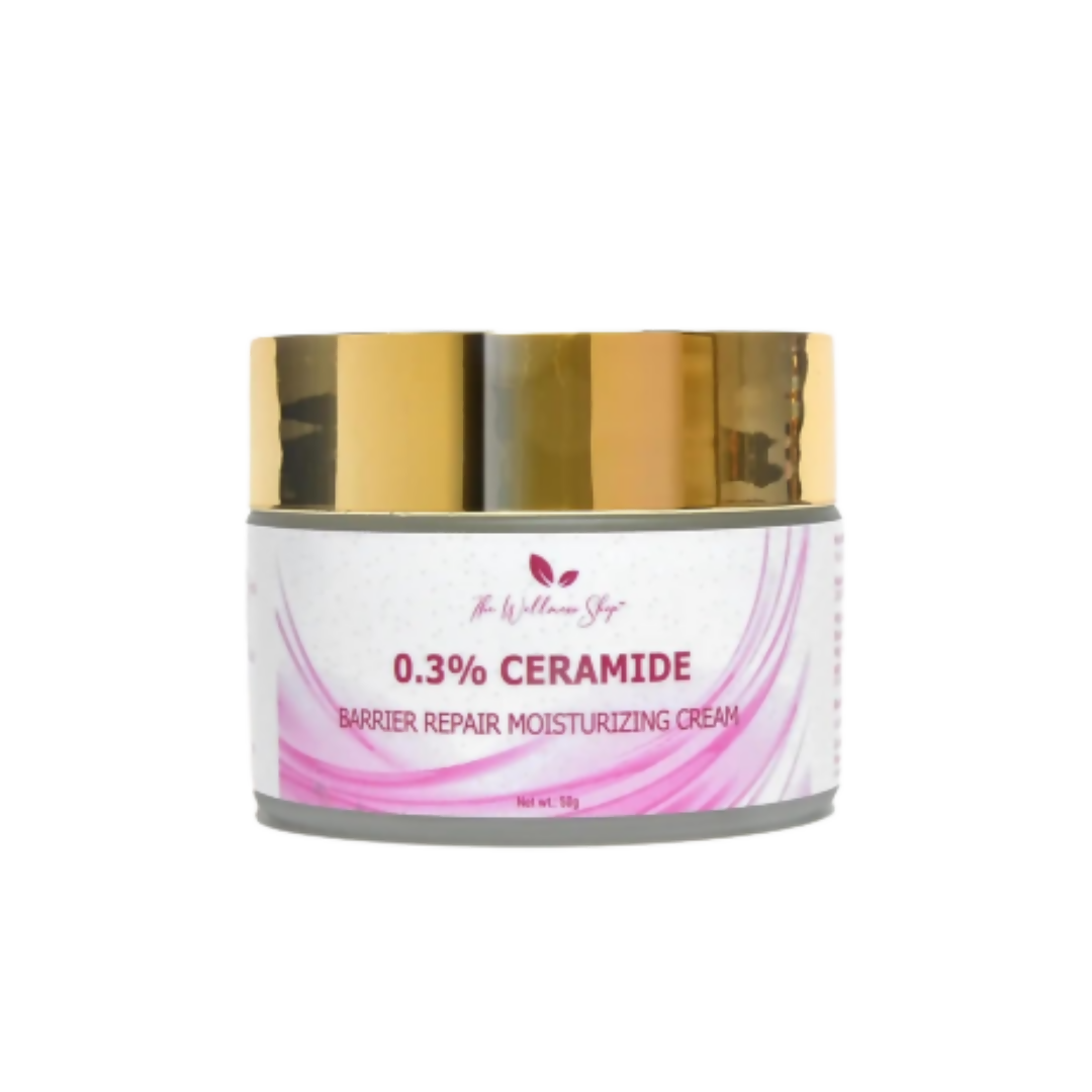 The Wellness Shop 0.3% Ceramide Moisturizer Cream - Distacart