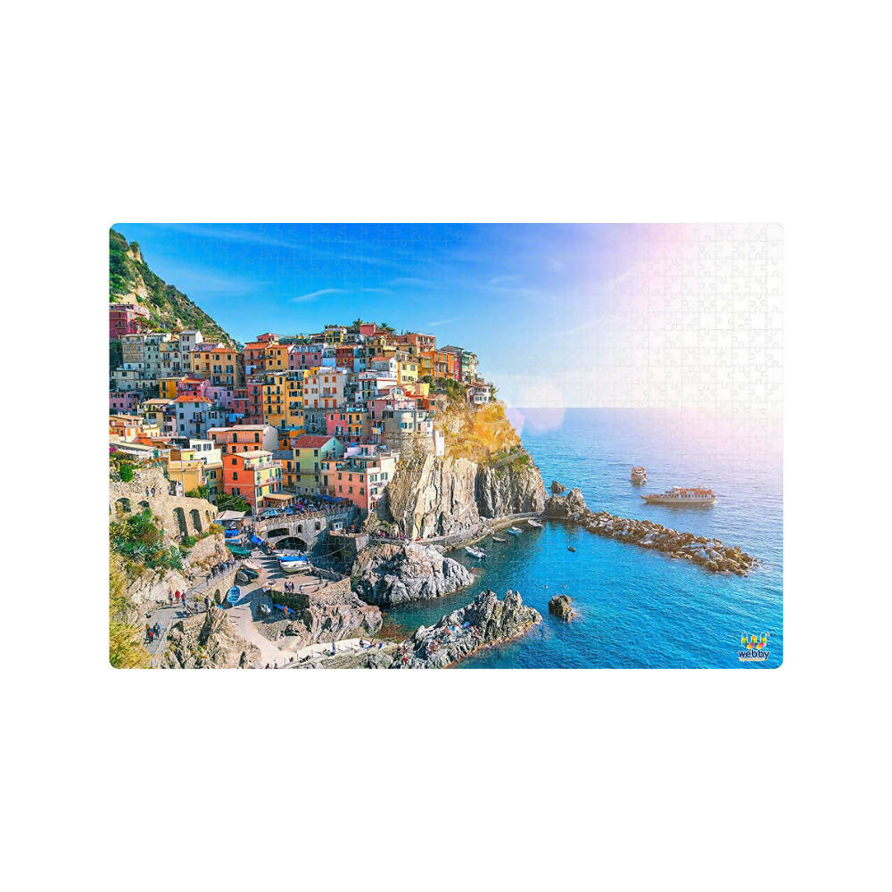 Webby Wooden Cinque Terre Jigsaw Puzzle-1000 Pcs - Distacart