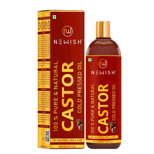 Newish Pure & Natural Castor Oil for Hair & Skin - Distacart