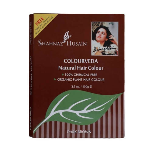 Shahnaz Husain Colourveda Natural Hair Colour (Dark Brown)