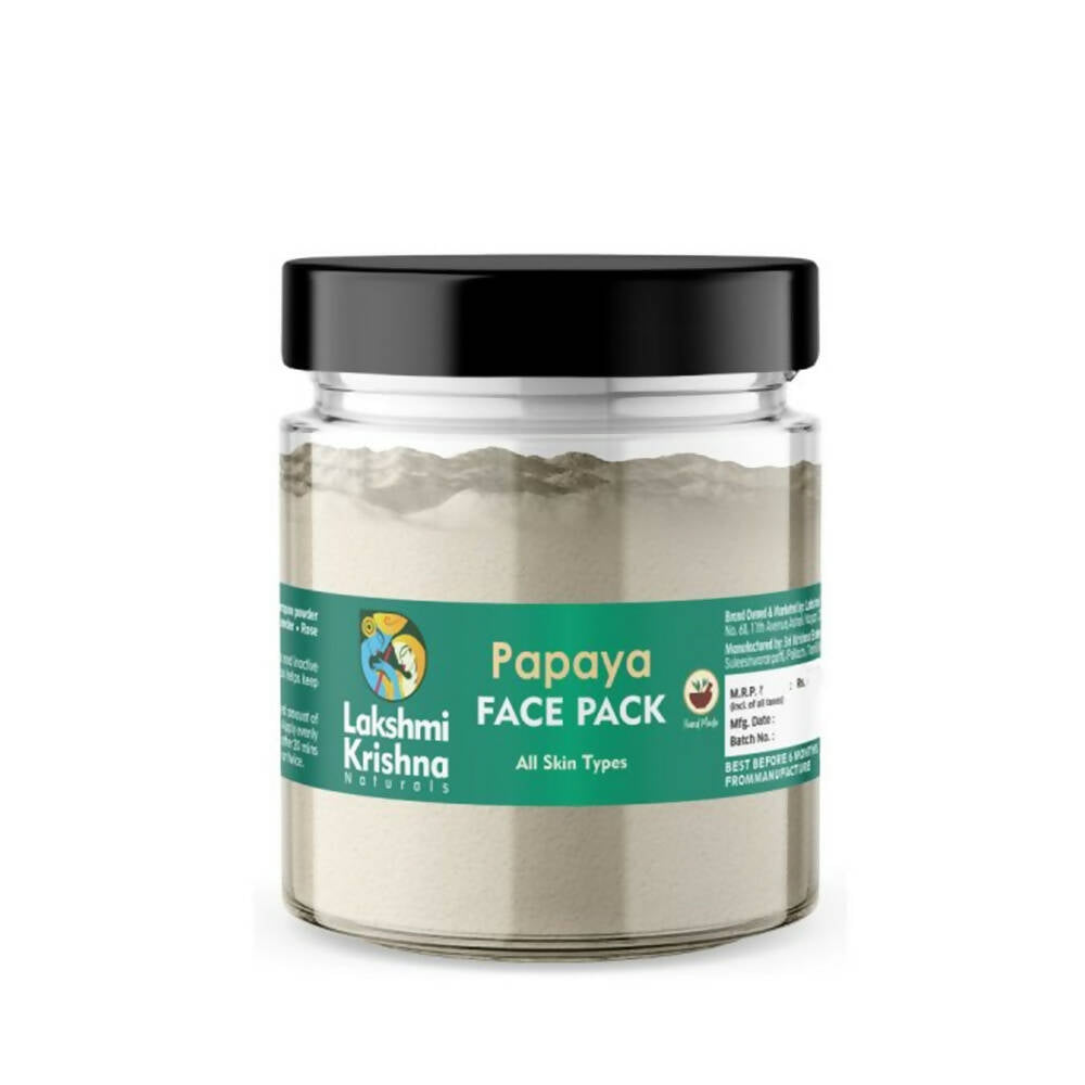 Lakshmi Krishna Naturals Papaya Face Pack - Distacart