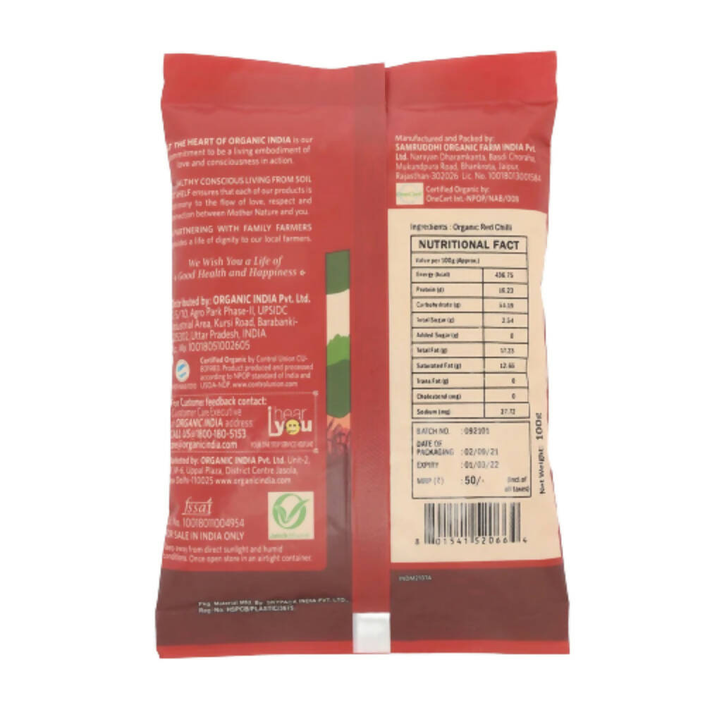 Organic India Red Chilli Powder - Distacart
