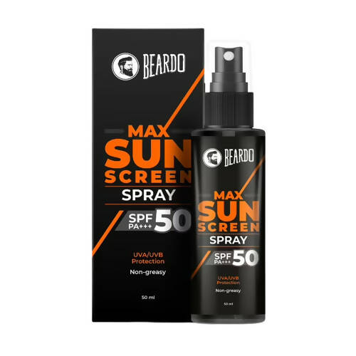 Beardo Max Sunscreen Spray SPF-50 for Men - Distacart