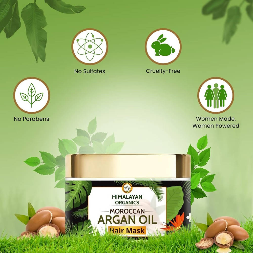 Himalayan Organics Moroccan Argan Hair Mask - Distacart