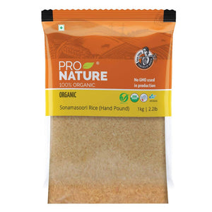 Pro Nature Organic Sonamasoori Rice (Hand Pound)