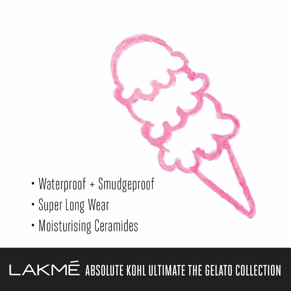 Lakme Absolute Kohl Ultimate The Gelato Collection 03 - Raspberry - Distacart