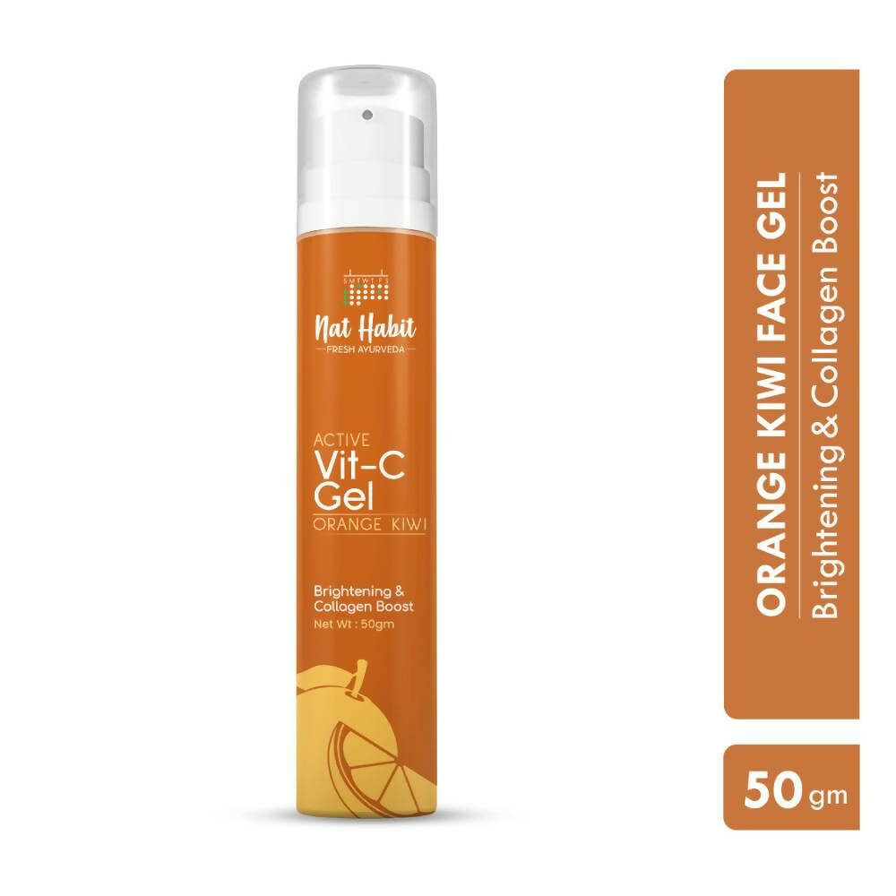 Nat Habit Active Orange Kiwi Vit-C Face Gel - Distacart