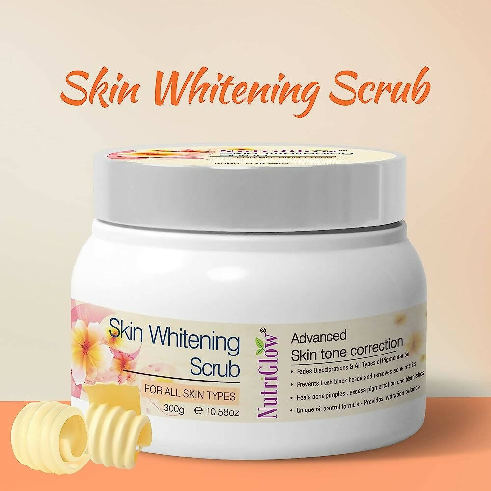 NutriGlow Skin Whitening Face Scrub - Distacart