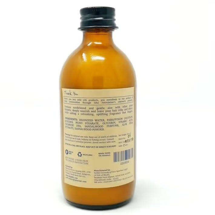 Isha Life Sandalwood Hair Conditioner - Distacart