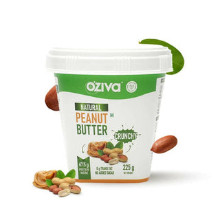 OZiva Natural Peanut Butter-Crunchy - Distacart