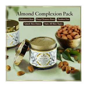 Just Herbs Instaglow Almond Complexion Pack uses