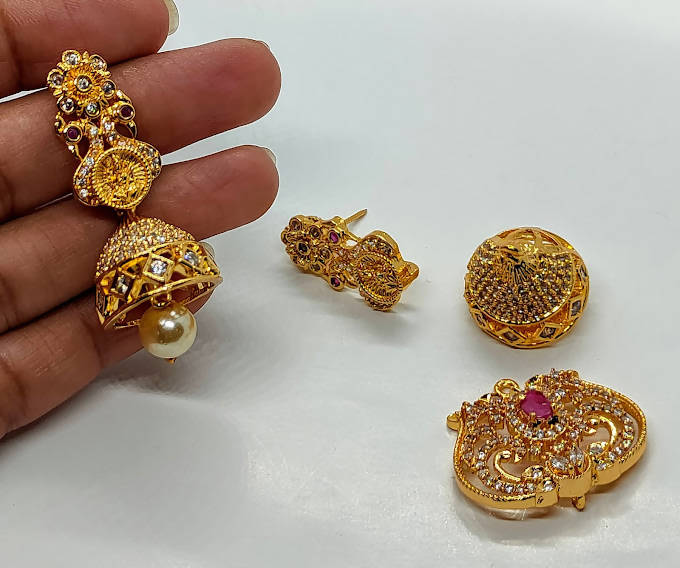 Temple 4 in 1 Earrings