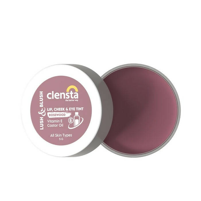 Clensta Lush & Blush Lip, Cheek & Eye 04 Tint Rosewood - Distacart