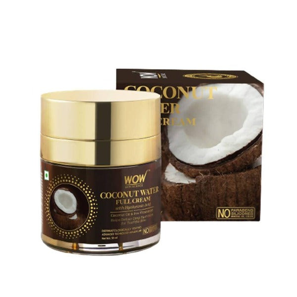 Wow Skin Science Coconut Water Full Cream With Hyaluronic Acid