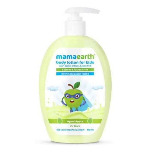 Mamaearth Agent Apple Body Lotion for Kids with Apple & Oat Milk