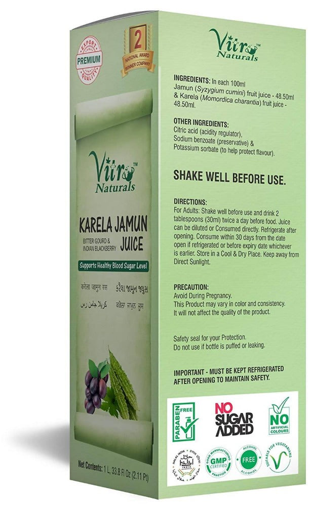 Vitro Naturals Karela Juice