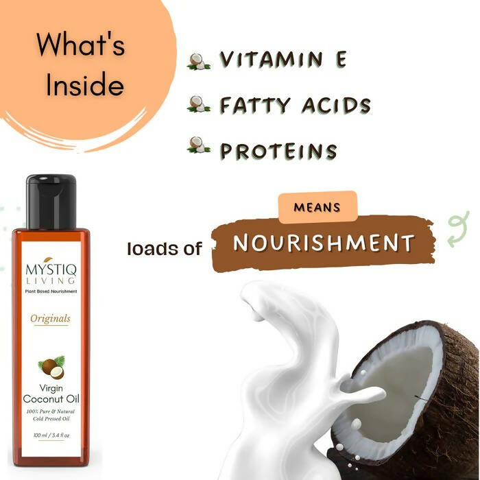 Mystiq Living Originals Virgin Coconut Oil - Distacart