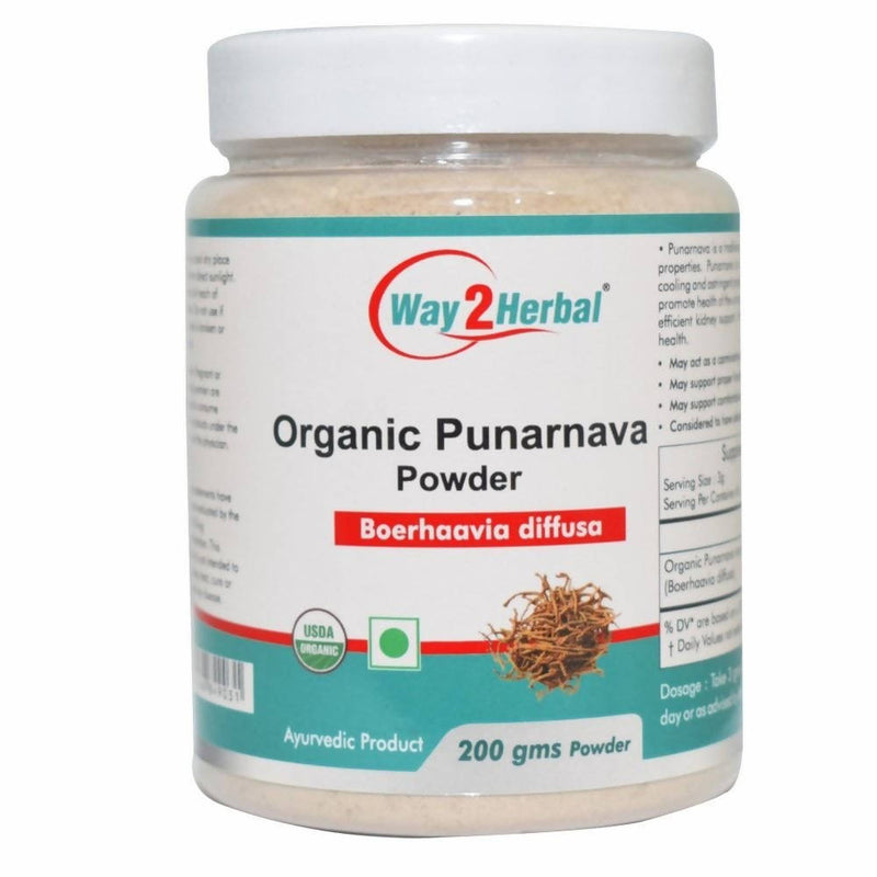 Way2herbal Organic Punarnava Powder