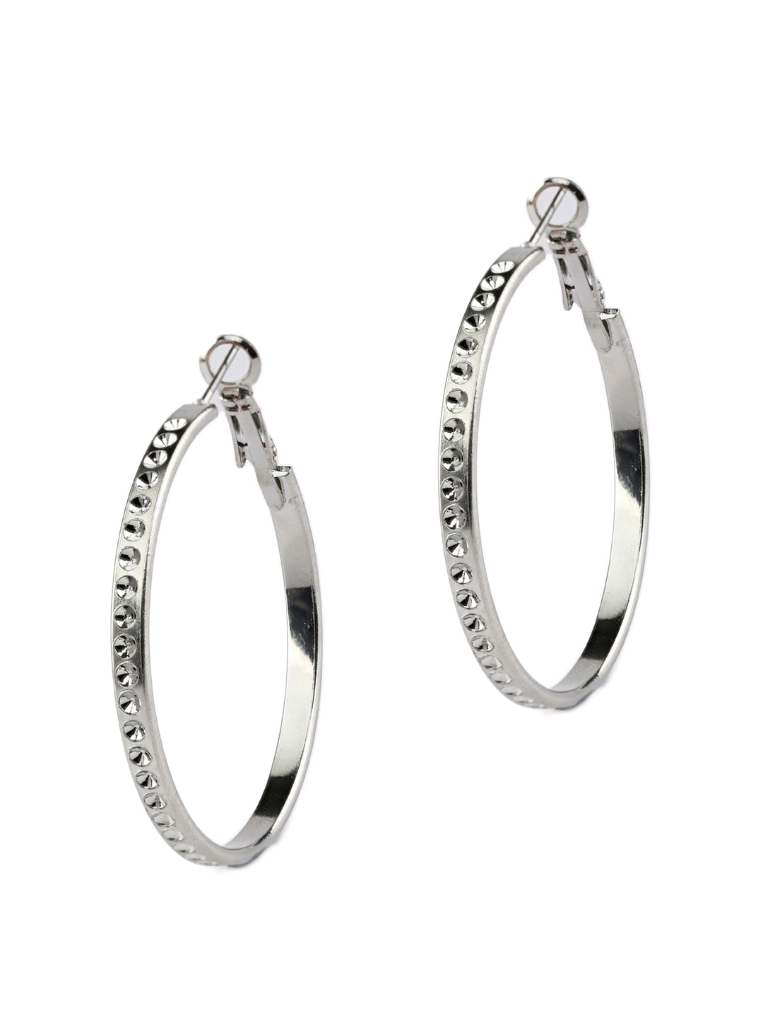Sterling Silver Hoop Earrings - 925 Gold Plated Pierced Snap Closures -  Wilson Brothers Jewelry