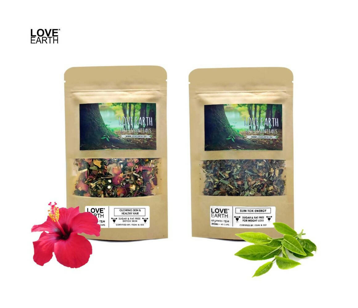 Love Earth 60 Days Tea-Tox Combo - Distacart