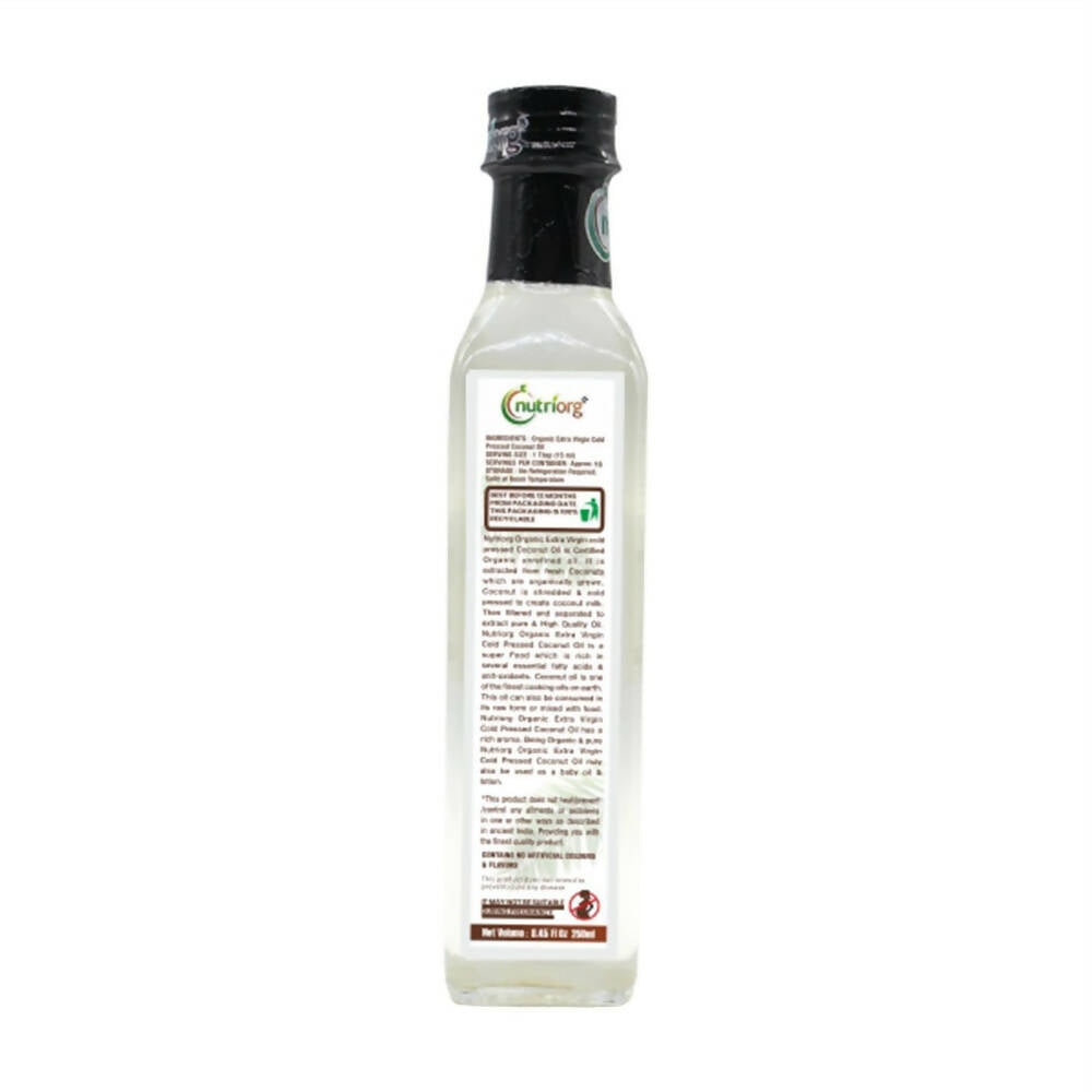 Nutriorg Organic Extra Virgin Coconut Oil - Distacart