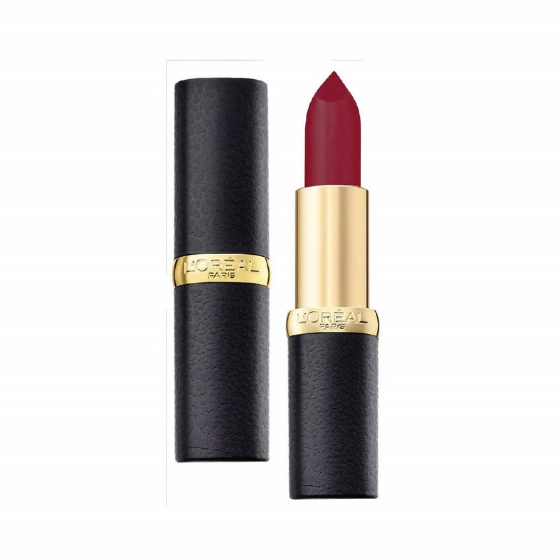L&#39;Oreal Paris Color Riche Moist Matte Lipstick - 218 Black Cherry - Distacart