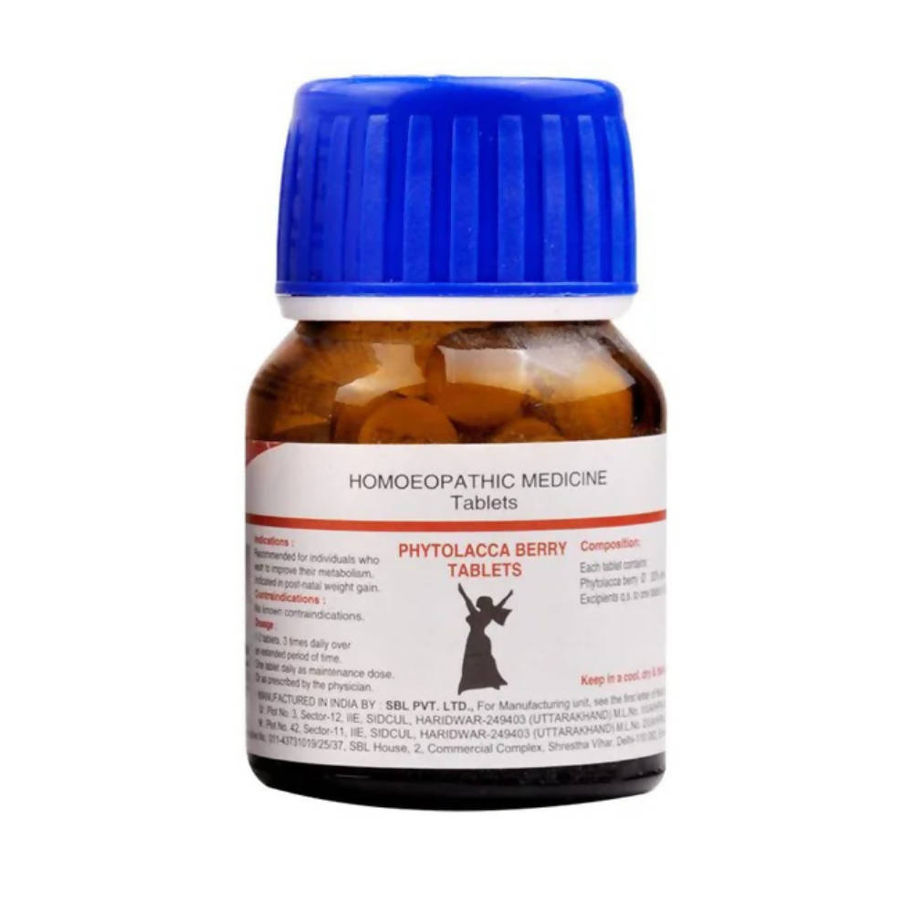 SBL Homeopathy Phytolacca Berry Tablets - Distacart