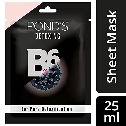 Ponds Activated Charcoal Sheet Mask With Vitamin B6 25 ml