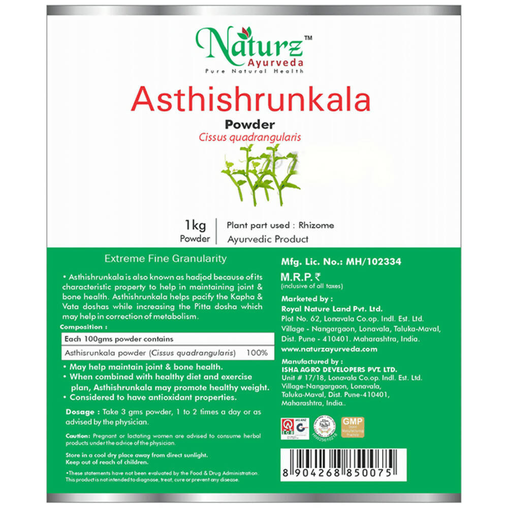 Naturz Ayurveda Asthishrunkala Powder - Distacart