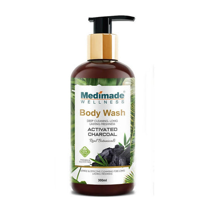 Medimade Wellness Activated Charcoal Body Wash - Distacart