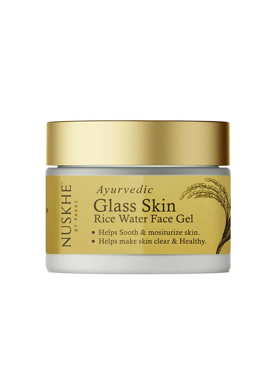 Nuskhe By Paras Ayurvedic Glass Skin Rice Water Face Gel - Distacart