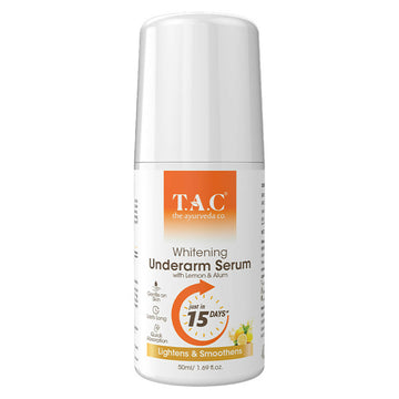 TAC - The Ayurveda Co. Lemon Roll-On for Women & Men with Aloe Vera for Skin Whitening & Long Lasting Freshness - Distacart