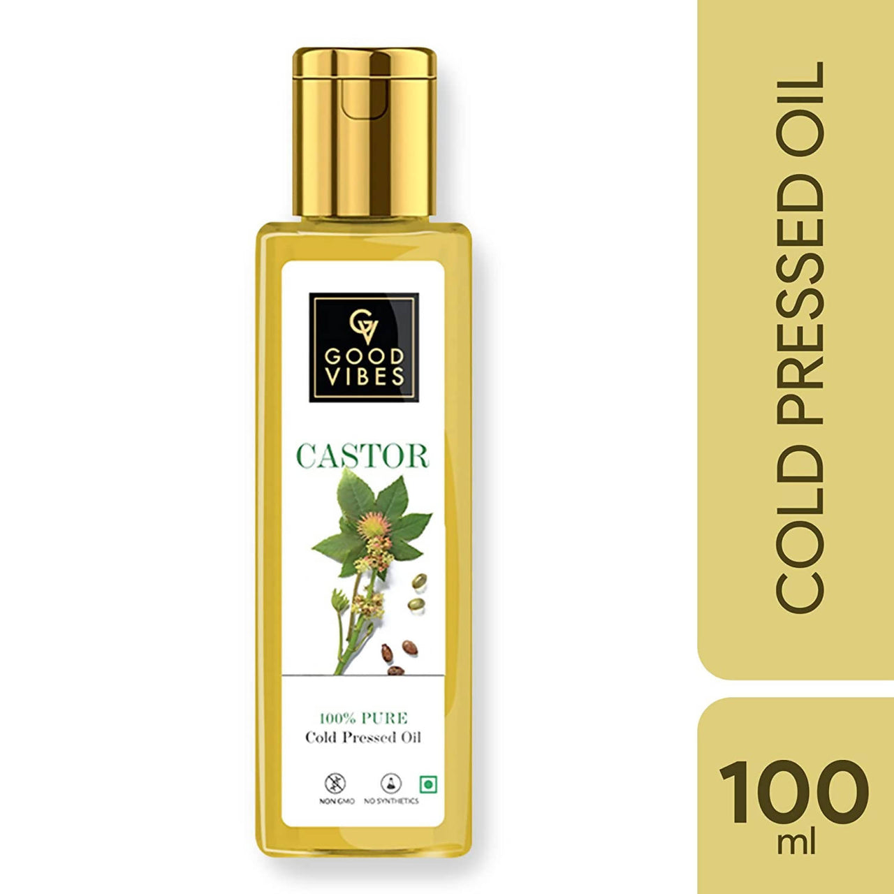 Good Vibes Castor 100% Pure Cold Pressed Oil For Hair & Skin