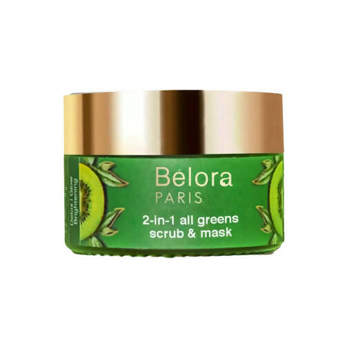 Belora Paris 2 in 1 All Greens Scrub & Mask - Distacart