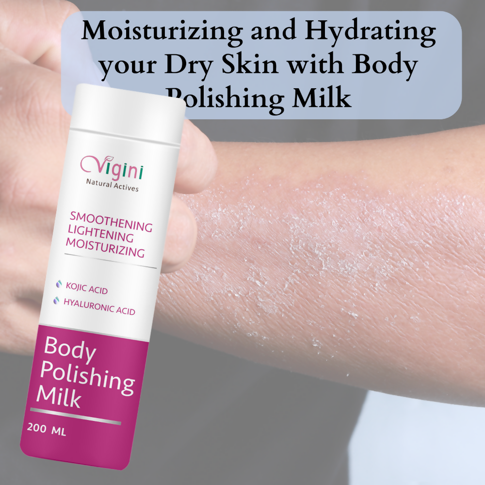 Vigini Skin Whitening Lightening Body Polishing Day Night Milk Lotion - Distacart