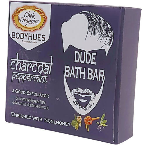 Chek Organics Charcoal Peppermint Dude Bath Bar - Distacart