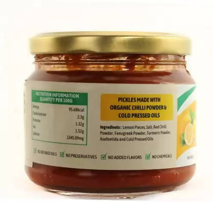 Sudhanya Organic Lemon Pickle - Distacart