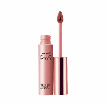 Lakme 9 To 5 Weightless Matte Mouse Lip & Cheek Color - Brick Bloom
