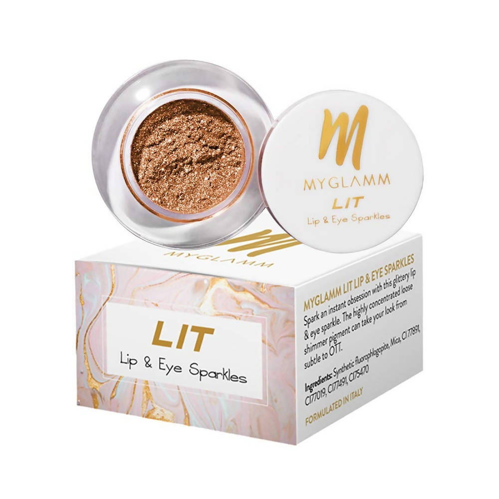 MyGlamm LIT Lip & Eye Sparkle (Crown Jewels) - Distacart
