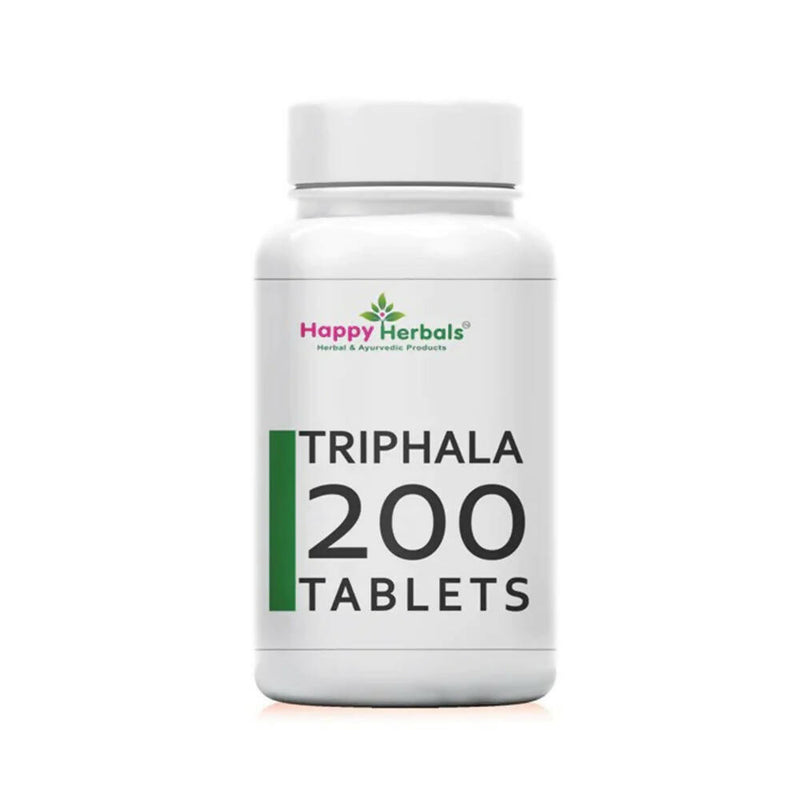Happy Herbals Triphala 200 Tablets - Distacart
