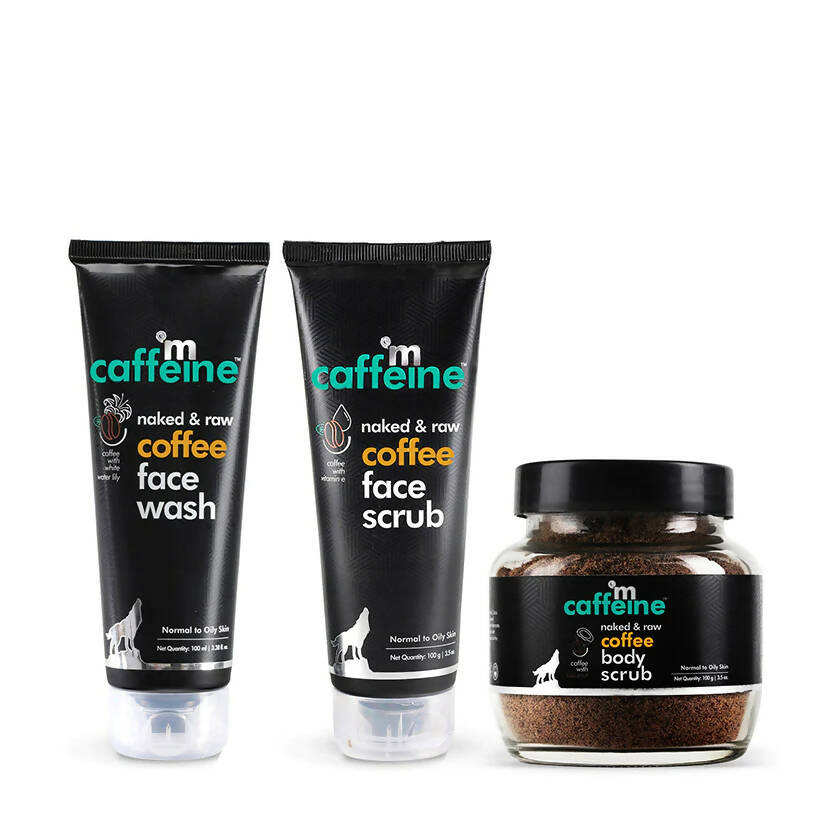 mCaffeine Complete Coffee Skin Care Combo - Distacart