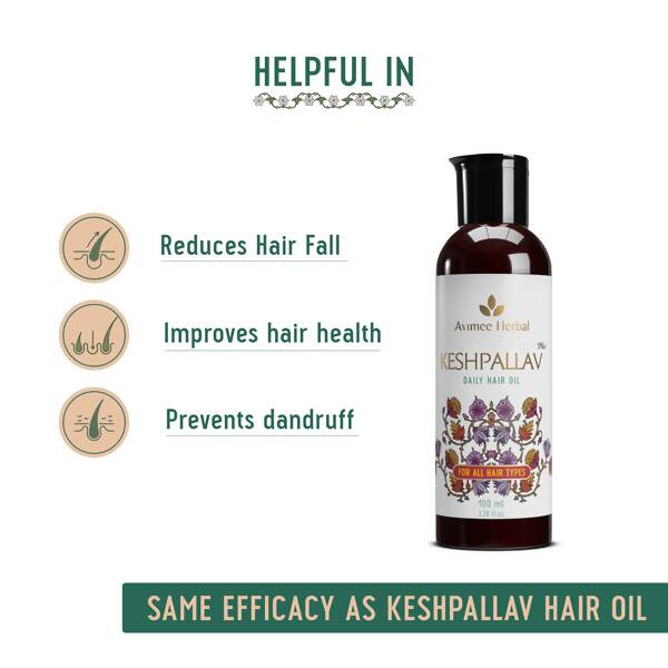 Avimee Herbal Keshpallav Plus Daily Hair Oil - Distacart
